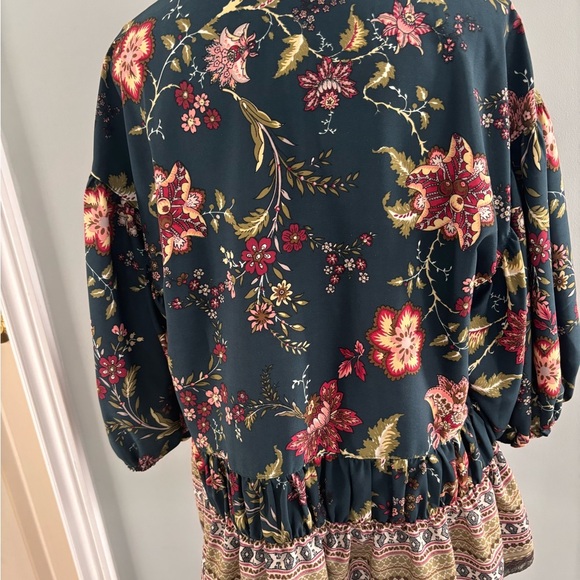 Casting Made in France Boho Floral Button-Up Blouse - Picture 8 of 8